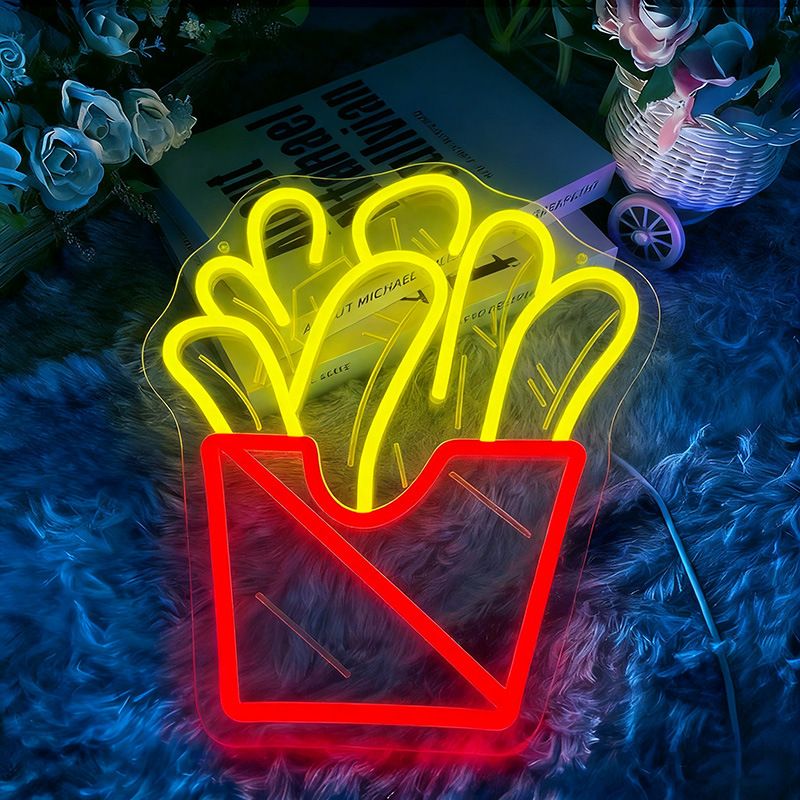 Food LED Neon Sign For Dining Room Decoration